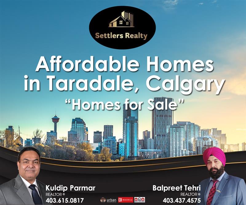 Affordable Homes in Taradale, Calgary